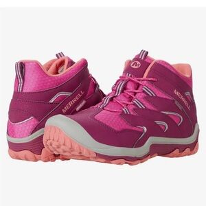 Merrell Waterproof Sneakers Girl's Size 2M Purple Pink